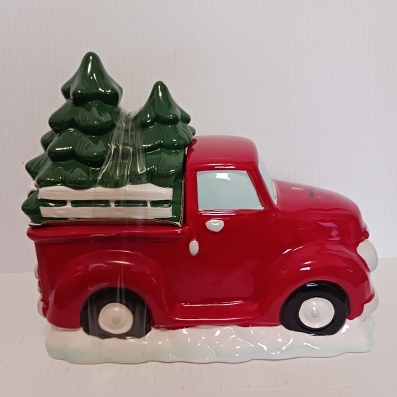 Holiday Time Holiday Christmas Tree Truck Cookie Jar Poshmark